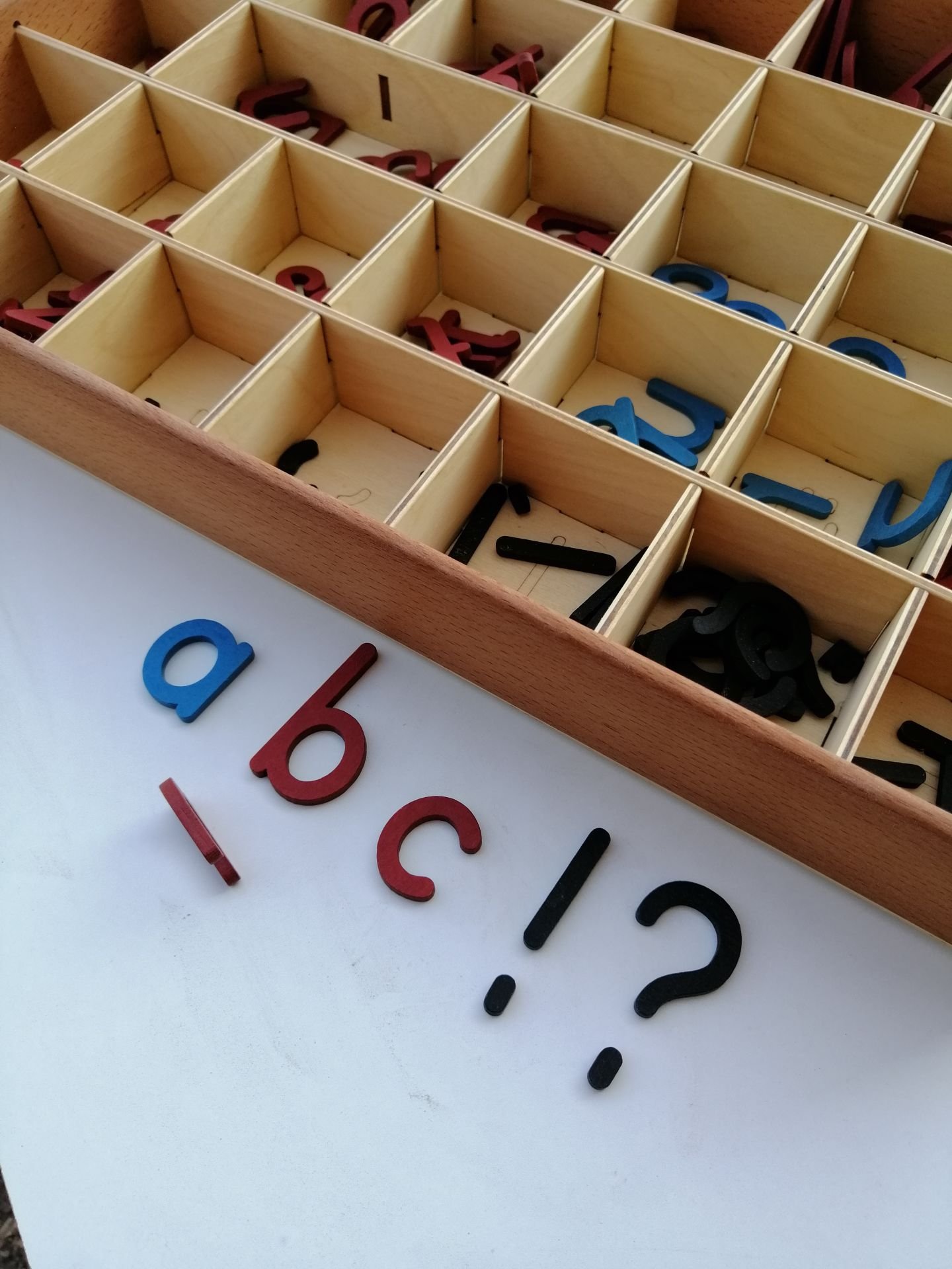 Hareketli Alfabe (Küçük) / Movable Alphabet (lowercase)