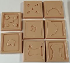 Kara Su Kalıpları (Plastik) / Land And Water Form Trays